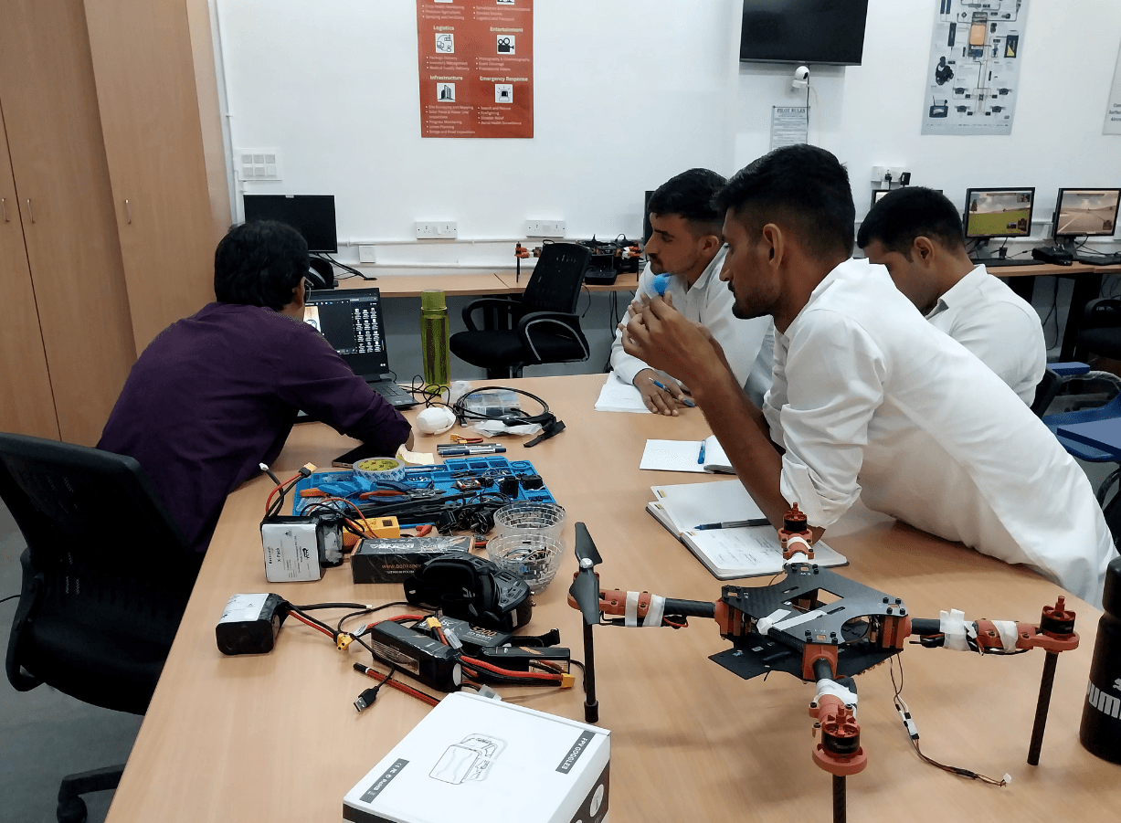 Drone Maintenance Workshop