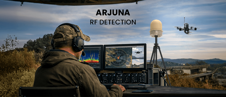 ARJUNA RF Detection System 360° AI-Powered Surveillance